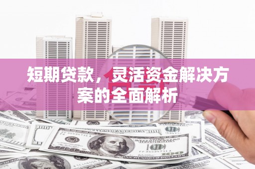 新会短期贷款，灵活资金解决方案的全面解析