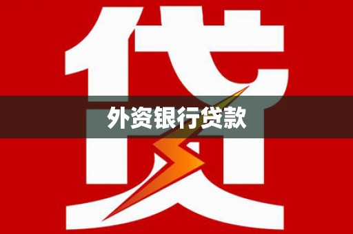 驿城外资银行贷款