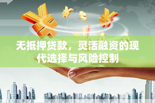 安化无抵押贷款，灵活融资的现代选择与风险控制