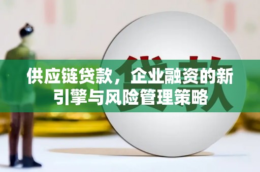容县供应链贷款，企业融资的新引擎与风险管理策略