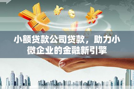 昌邑小额贷款公司贷款，助力小微企业的金融新引擎