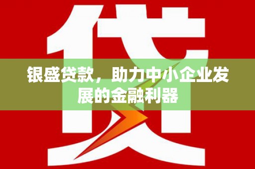 大岭山银盛贷款，助力中小企业发展的金融利器