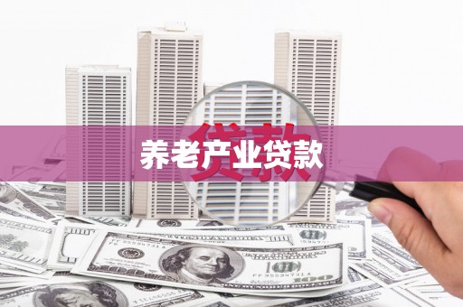 罗江养老产业贷款