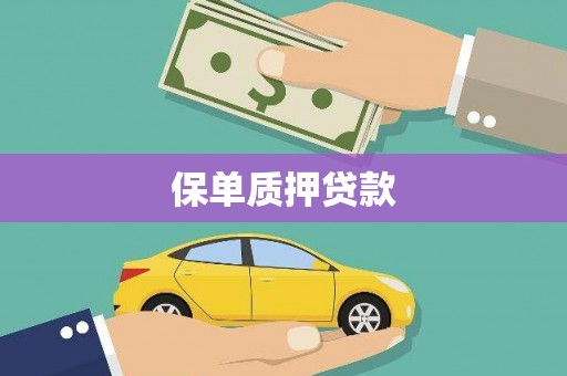 涿鹿保单质押贷款