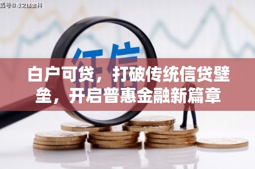 金寨白户可贷，打破传统信贷壁垒，开启普惠金融新篇章